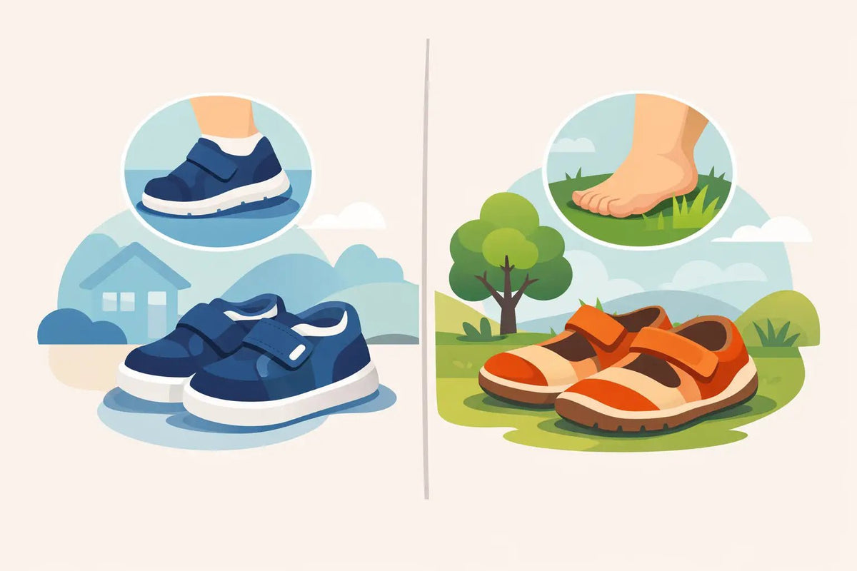Bobux vs barefoot shoes for kids - Zebs Shoes