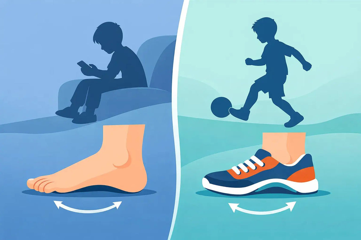 How Arch Support Makes Kids’ Feet Lazy - Zebs Shoes