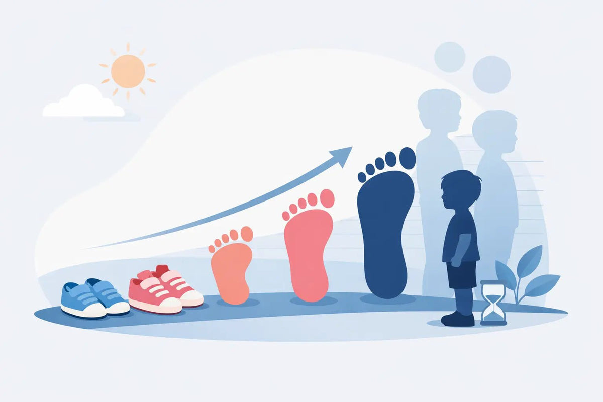 How Fast Do Kids’ Feet Grow? Timeline Guide - Zebs Shoes