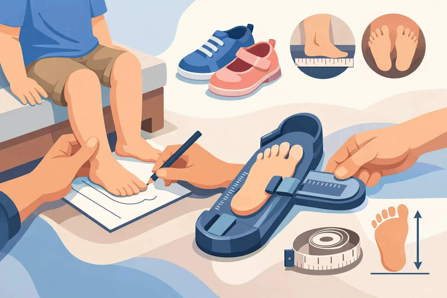 How to Measure Kids Feet Properly - Zebs Shoes