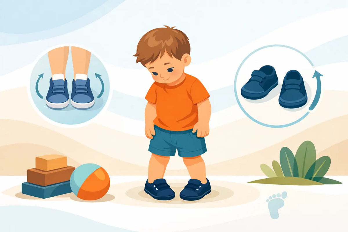 Is Your Toddler Pigeon-Toed? Barefoot Shoes Help - Zebs Shoes