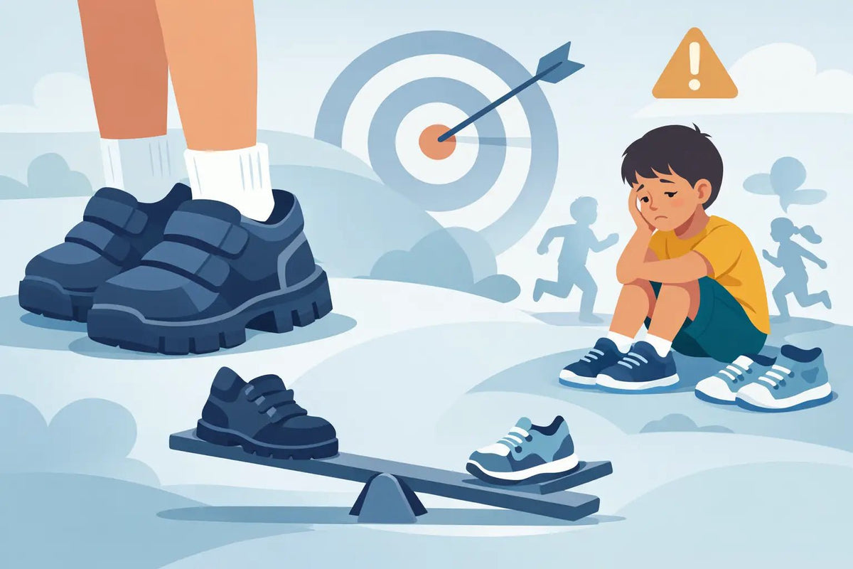 Missing the Mark: Heavy, Stiff Shoes and Kids - Zebs Shoes