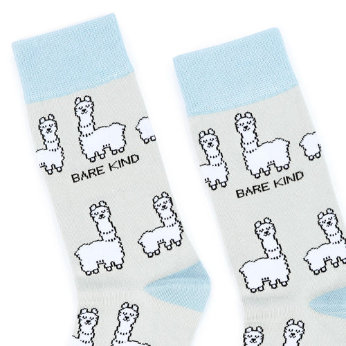 Save the Alpaca Bamboo Socks - Zebs Shoes