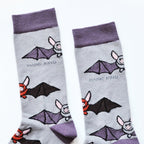 Save the Bats Bamboo Socks - Zebs Shoes
