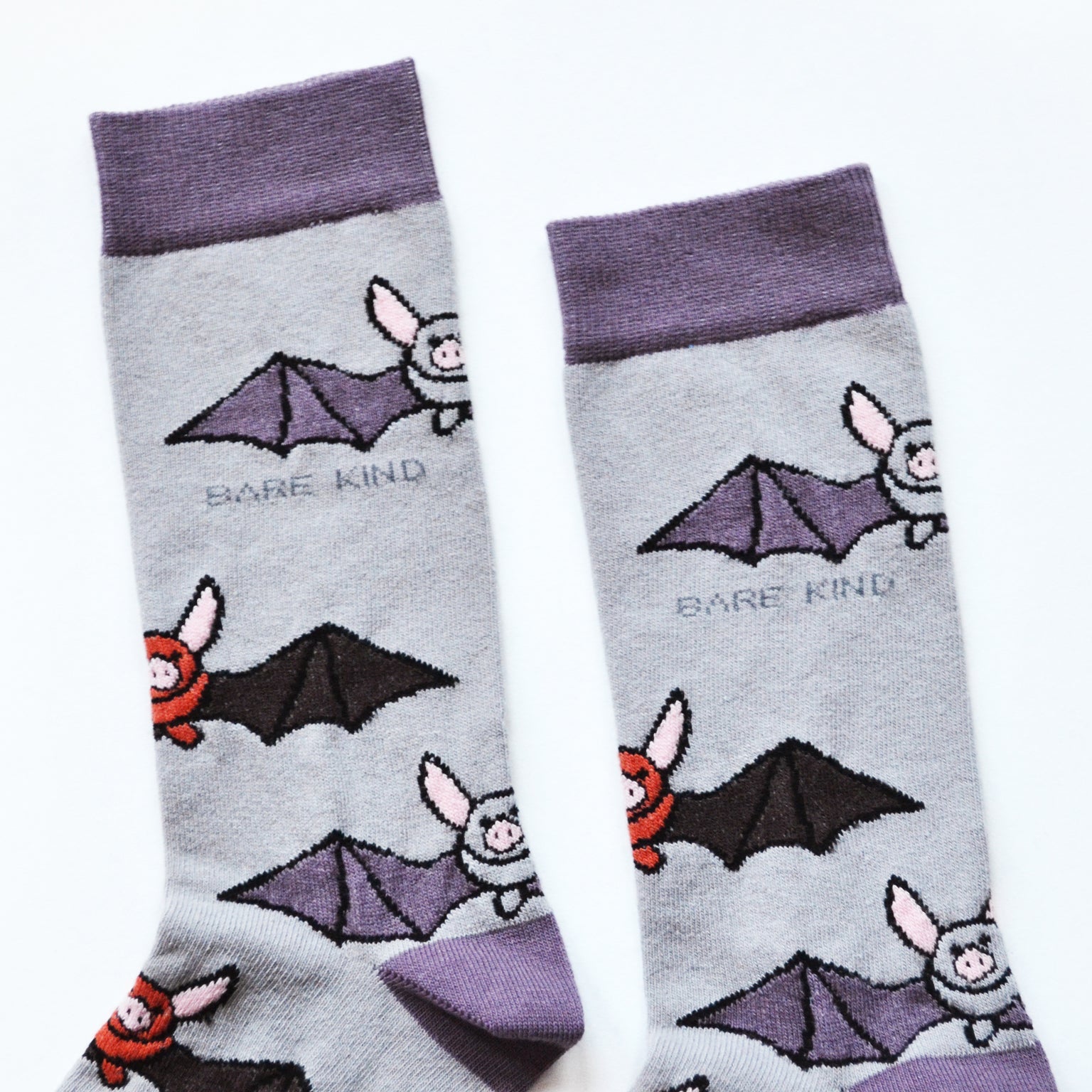 Save the Bats Bamboo Socks - Zebs Shoes