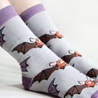 Save the Bats Bamboo Socks - Zebs Shoes