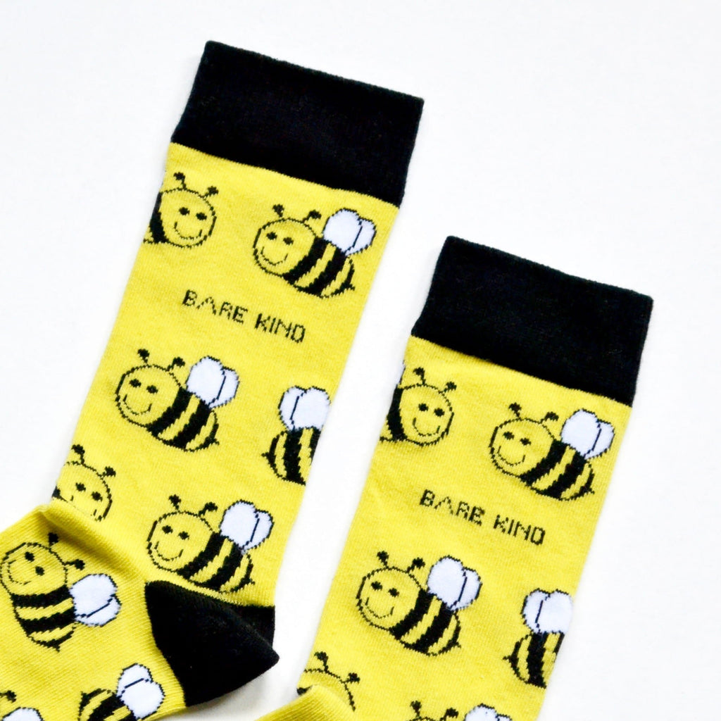 Save the Bees Bamboo Socks - Zebs Shoes