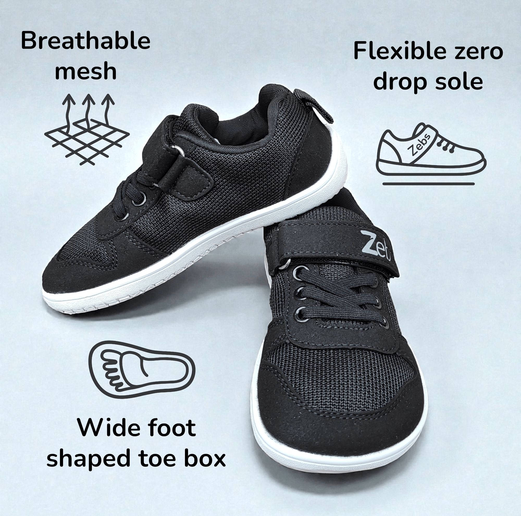 Zebs Origin Barefoot Kids Shoes - Zebs Shoes